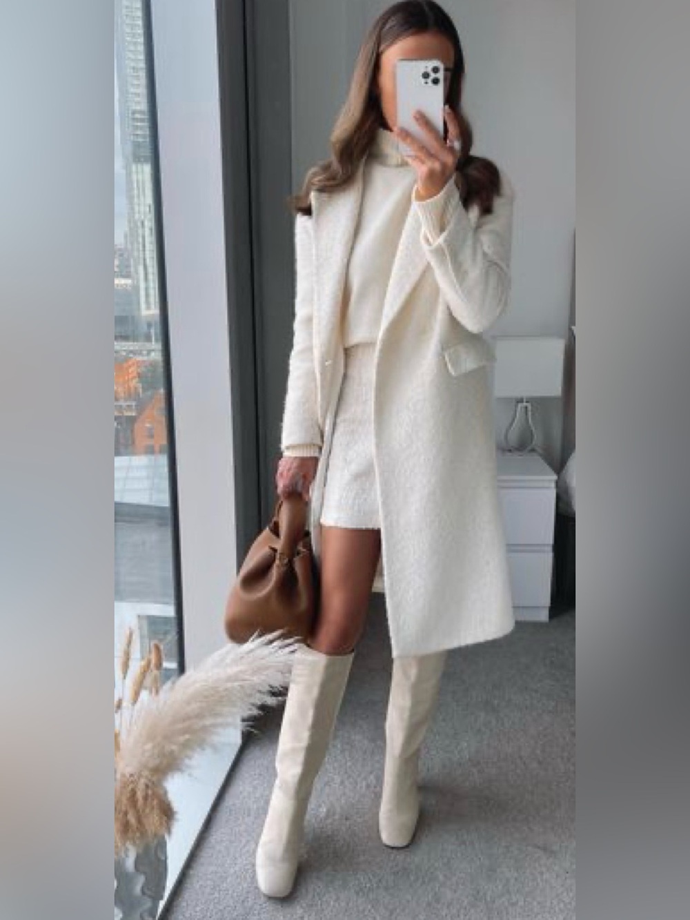 Steve Madden Riggs Knee High Boots Bone Size 8.5 - Picture 10 of 10